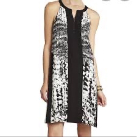 Bcbg Maxazria Ava Color Block Printed Dress Size Small - Picture 14 of 14